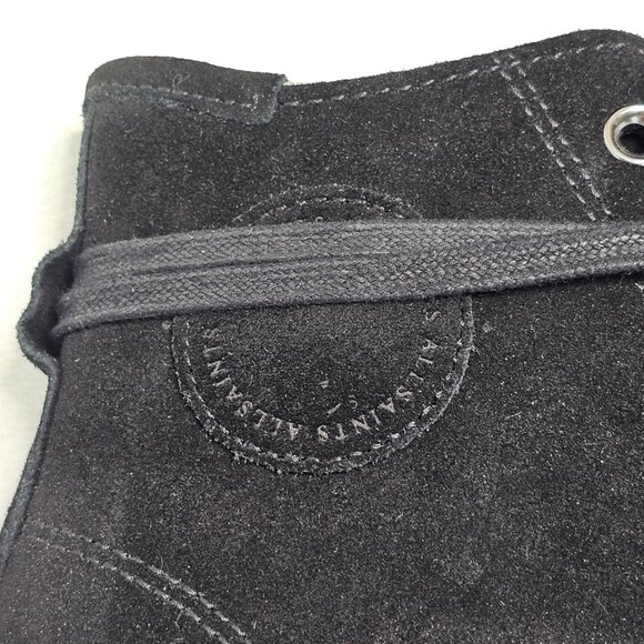 All Saints Dumont Suede High Top Sneaker Shoes Black Men's Size EU 41- US 8 - Picture 7 of 10